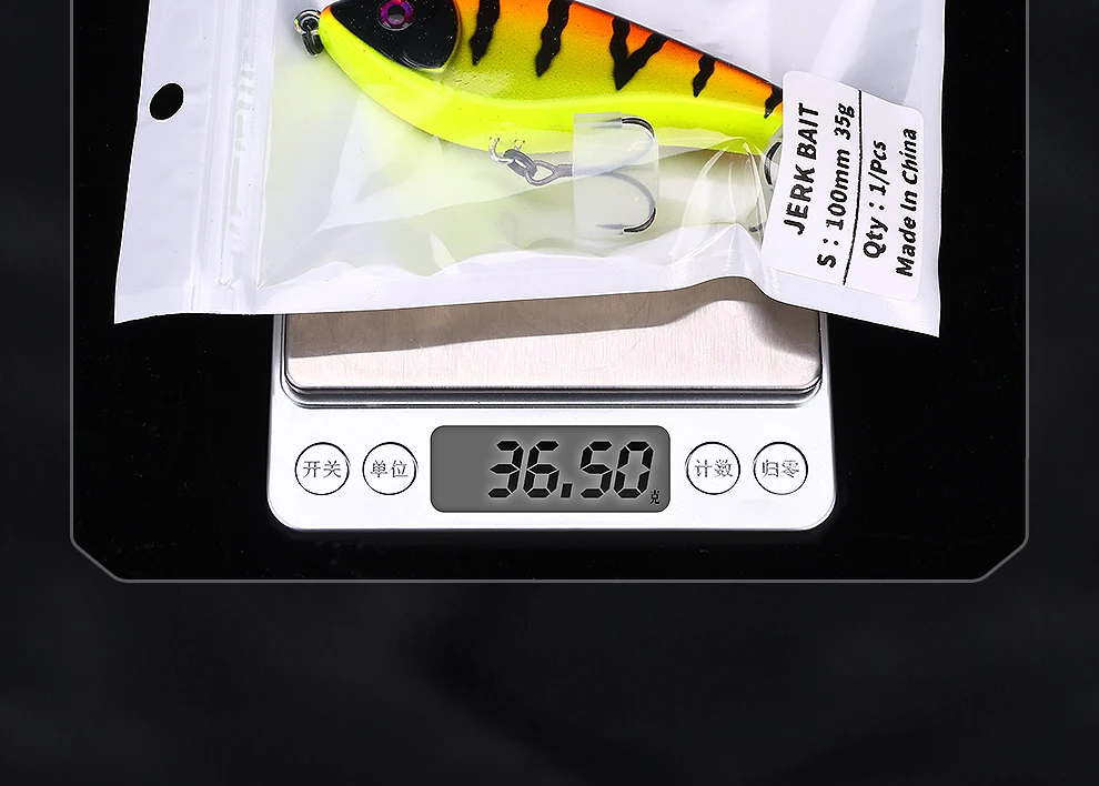 WEIHE 1pcs   Model B 10cm/35g Lure Sinking Hard Bait Fishing Lure