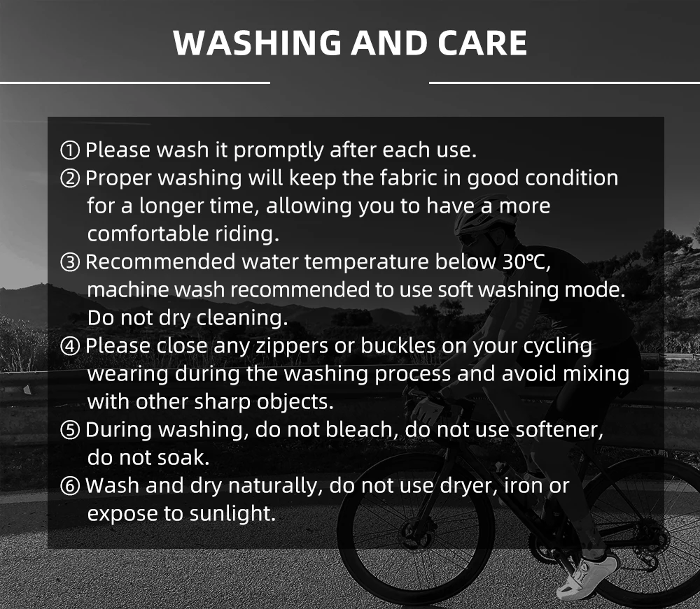 DAREVIE Cycling Jersey Man Cool Technology PRO Level Long Sleeve Man Cycling Maillot Anti UV Double Non Slip Men's Cycling Shirt