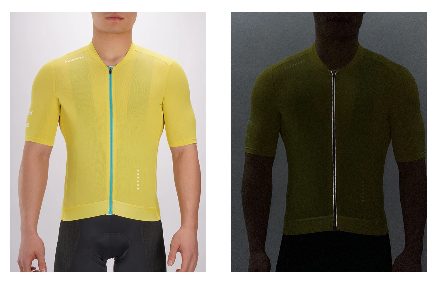 DAREVIE Cycling Jersey Man Cool Technology PRO Level Long Sleeve Man Cycling Maillot Anti UV Double Non Slip Men's Cycling Shirt
