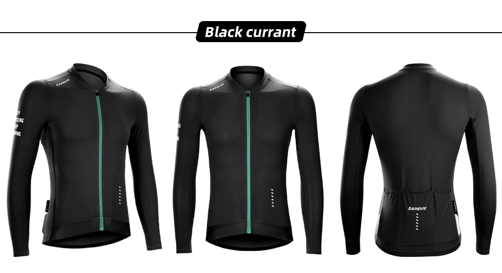 DAREVIE Cycling Jersey Man Cool Technology PRO Level Long Sleeve Man Cycling Maillot Anti UV Double Non Slip Men's Cycling Shirt