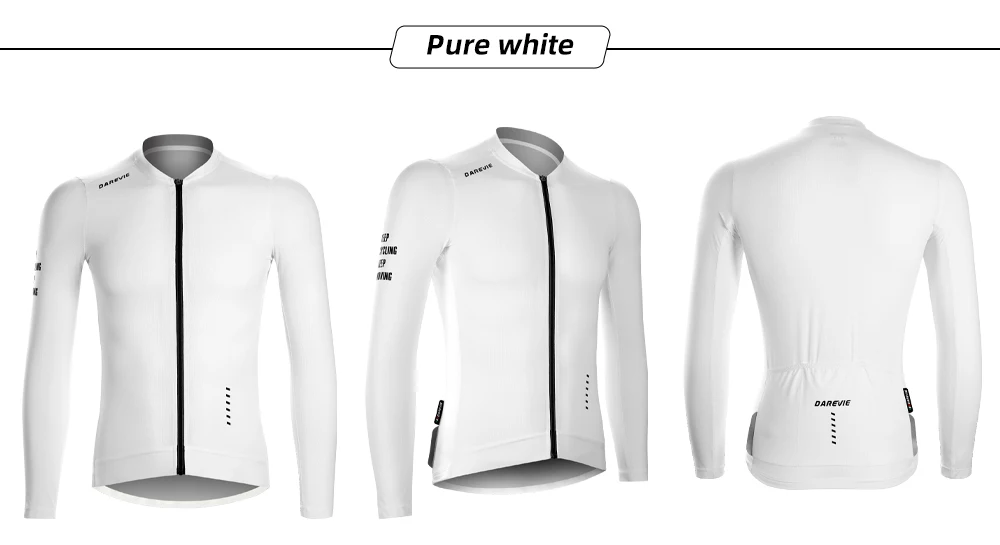 DAREVIE Cycling Jersey Man Cool Technology PRO Level Long Sleeve Man Cycling Maillot Anti UV Double Non Slip Men's Cycling Shirt