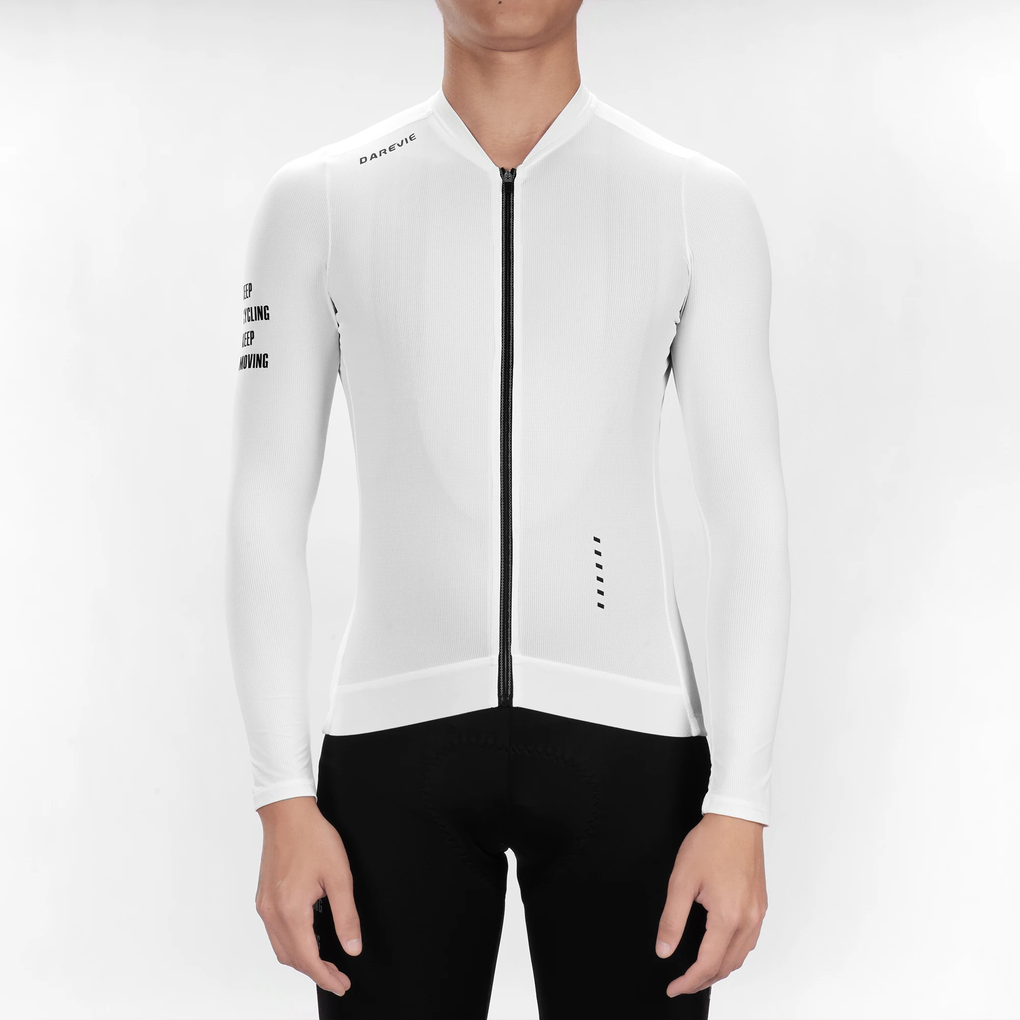 DAREVIE Cycling Jersey Man Cool Technology PRO Level Long Sleeve Man Cycling Maillot Anti UV Double Non Slip Men's Cycling Shirt