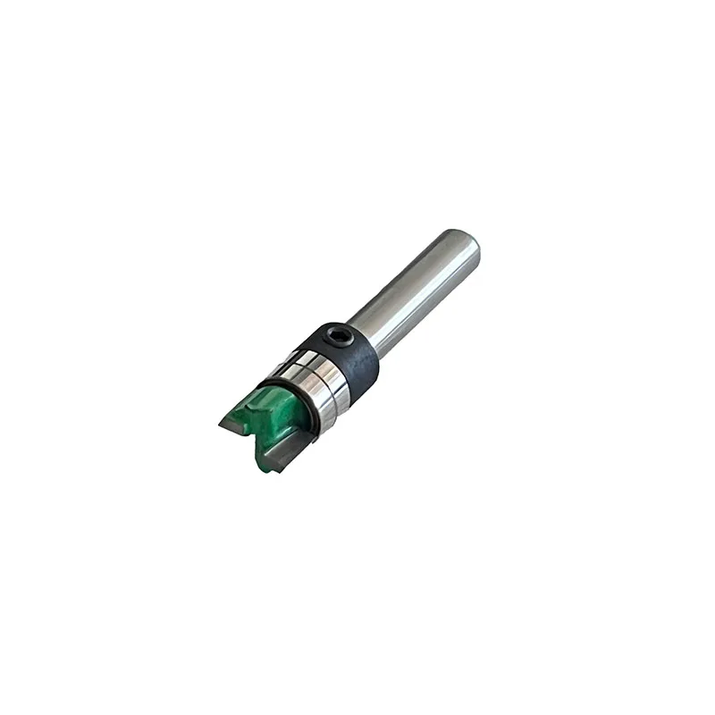 1PC/2PCS 6MM/6.35MM Shank Double-Bearing Trimming Milling Cutter Steel Blade Profile Bottom Milling Cutter For Precise Grooving