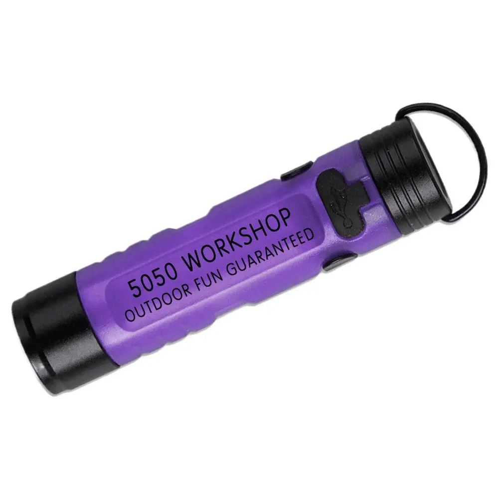 1PC Mini Flashlight Outdoor Key Clip Cap Ambient Led Long Endurance Disaster Relief Emergency 5050 Small Light Pocket
