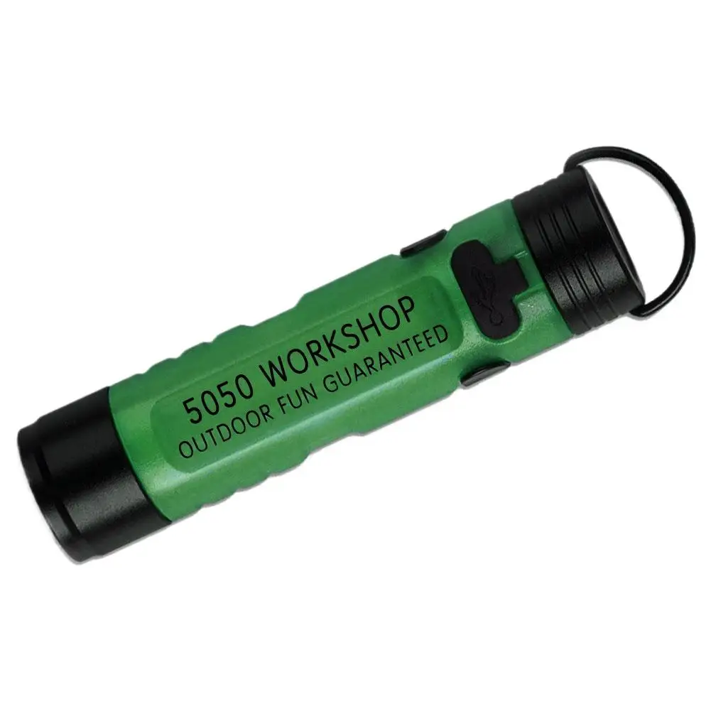 1PC Mini Flashlight Outdoor Key Clip Cap Ambient Led Long Endurance Disaster Relief Emergency 5050 Small Light Pocket