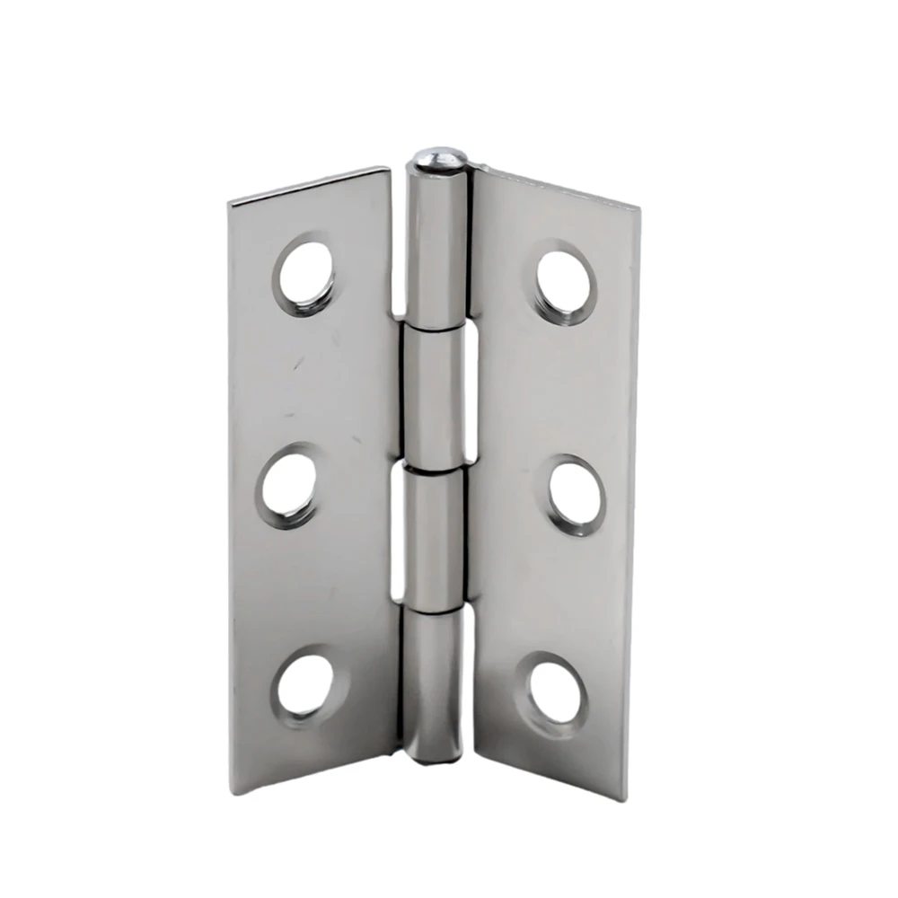 Stainless Steel Door Hinges, Silent Ball Bearing Hinges for Interior/Exterior Doors, Rustproof Cabinet Hardware, 10PCS Set