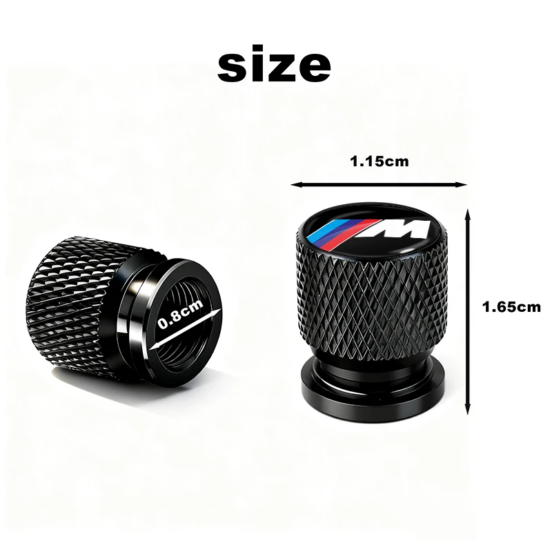 Car Wheel Tire Valve Caps Tyre Stem Covers Airdust Waterproof For BMW M E34 E36 E60 E90 E46 E39 E70 F10 F20 F30 X5 X6 X1 M3 M5
