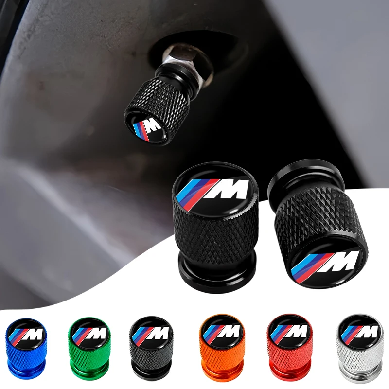 Car Wheel Tire Valve Caps Tyre Stem Covers Airdust Waterproof For BMW M E34 E36 E60 E90 E46 E39 E70 F10 F20 F30 X5 X6 X1 M3 M5