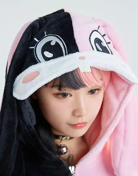 MEOWCOS Onesie Pajamas Adult Animal One Piece Cosplay Suit for Womens Cotton Bodysuit Tops One Piece Halloween Costume