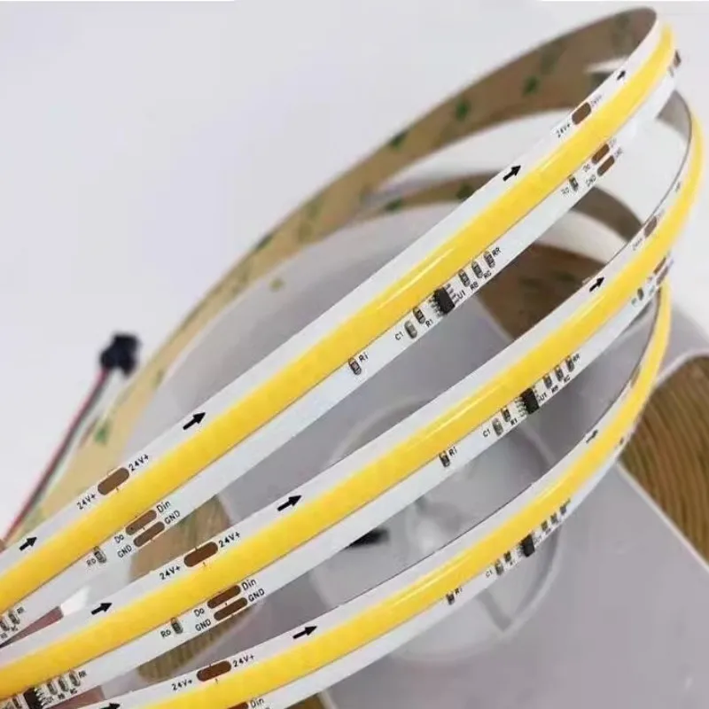 DC24V WS2811 COB Flowing LED Strip 360LEDs/m 5M Running Water Horse Race Chasing Light Pixel Linear Lamp Cold Natural Warm White