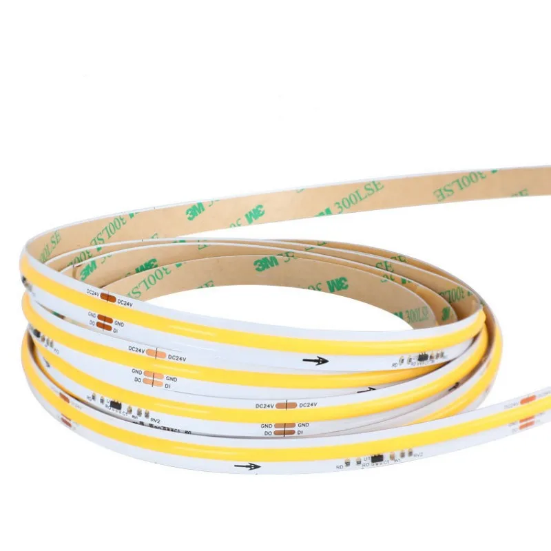 DC24V WS2811 COB Flowing LED Strip 360LEDs/m 5M Running Water Horse Race Chasing Light Pixel Linear Lamp Cold Natural Warm White