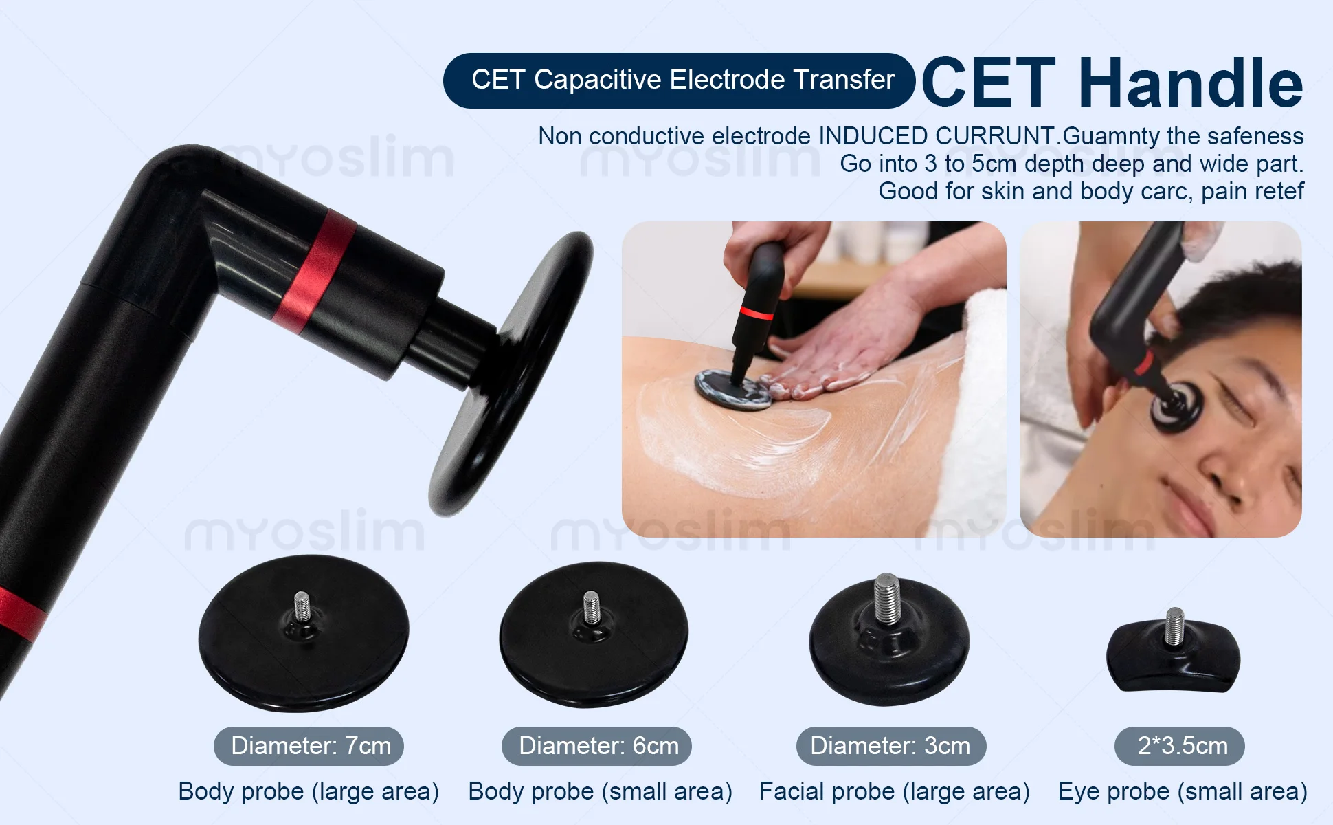 The Most Popular 448KHZ Tecar Therapy Machine Slimming Pain Relief SPA Beauty Skin Rejuvenation Diathermy Equipment