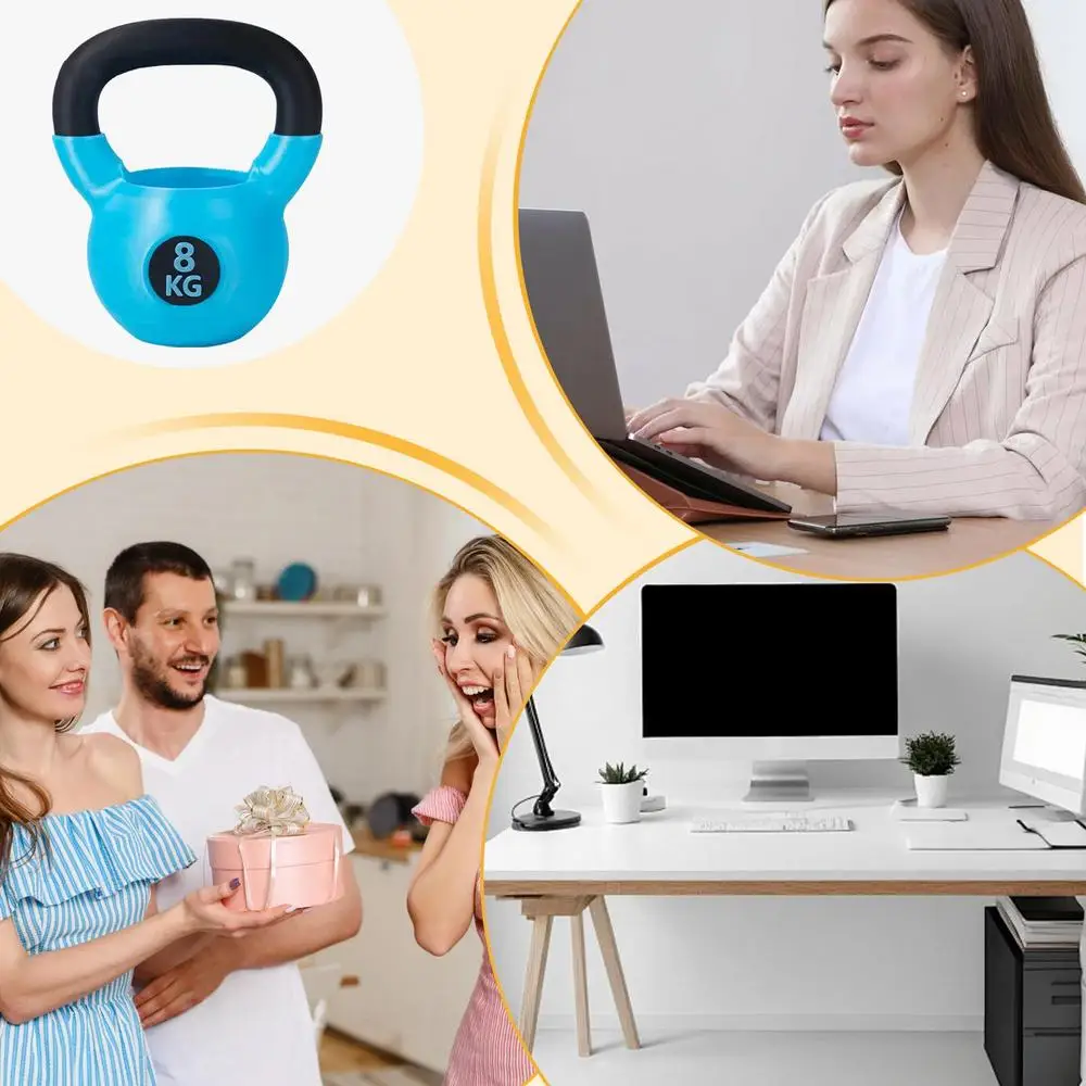 Kettlebell Pencil Holder Pen Holder Cups For Desktop Organizer Fun Desk Accessories For Women Men Adults Fitness Enthusiasts
