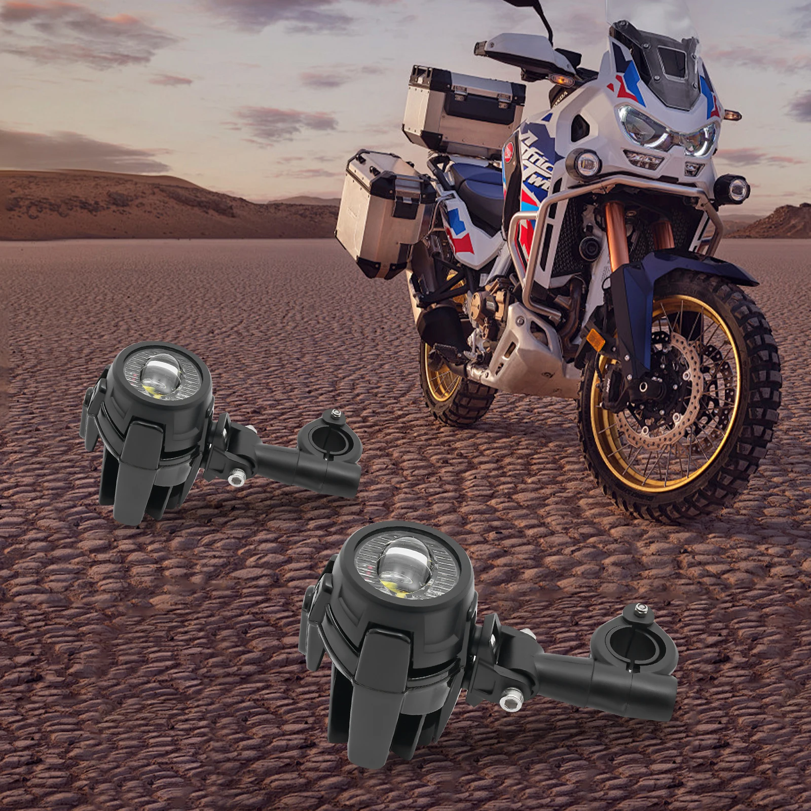 2PCS Motorcycle Fog Lights | LED Spotlights Fog Light Additional Headlights Running Lights for BMW R1200GS F800GS F700GS F650FS