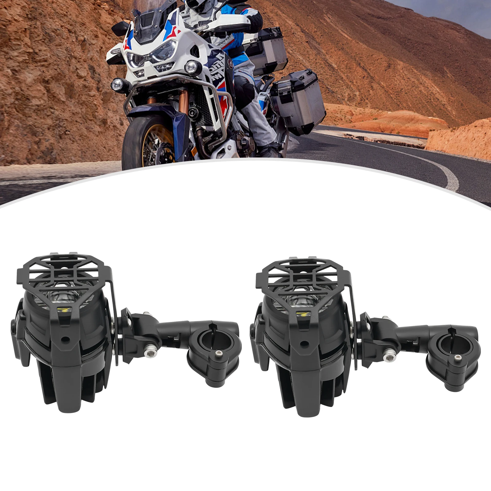 2PCS Motorcycle Fog Lights | LED Spotlights Fog Light Additional Headlights Running Lights for BMW R1200GS F800GS F700GS F650FS