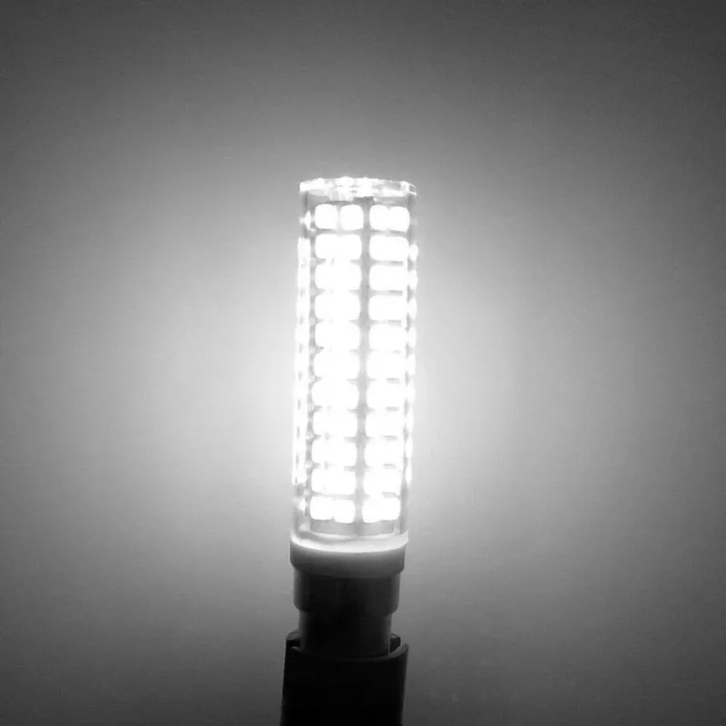 1/5 PCS Dimmable Ceramic LED Bulb Light 220v 110v 15w High Brightness G9 E11 E12 E14 BA15D LED Corn Bulb Lamp 136pcs 2835