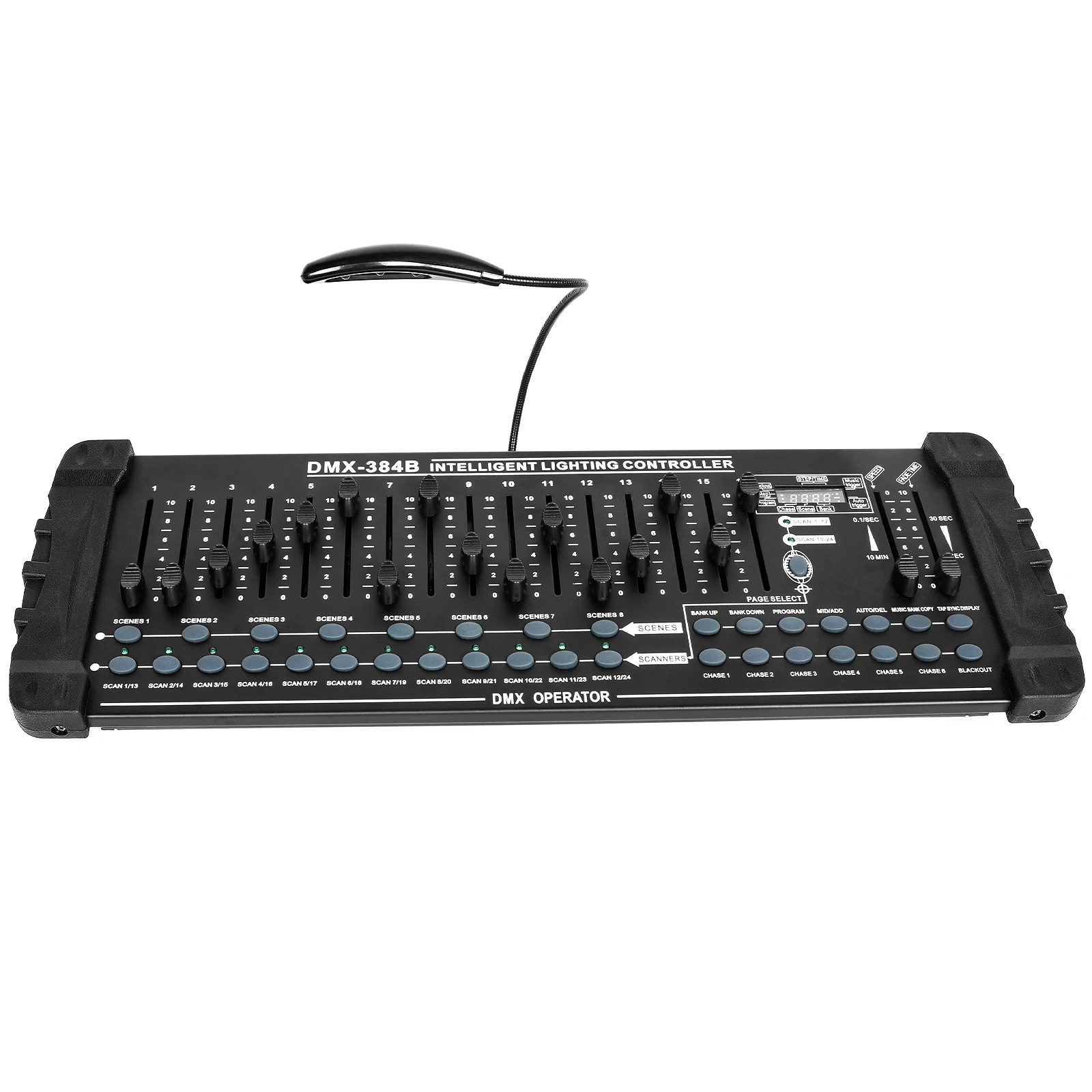 Datewink DMX 512 Controller 384 Channel DMX and MIDI Console Operator Stage Lights Controller For Live Concert KTV DJ Disco Club