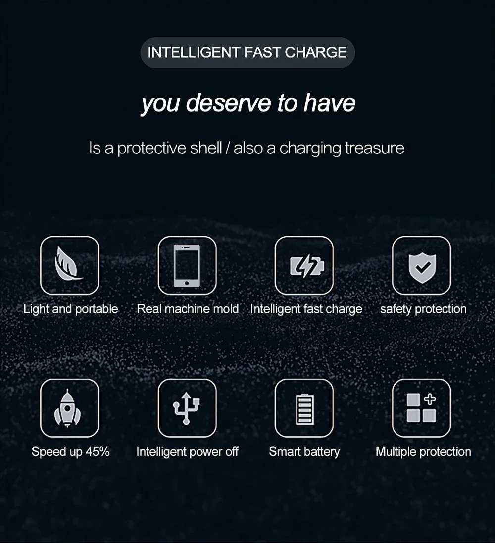 Battery Charger Case Portable Power Bank Charging Cover Capa for IPhone 11 12 13 14 Pro Max XS Max XR 6 7 8 Plus SE 5S 13 Mini