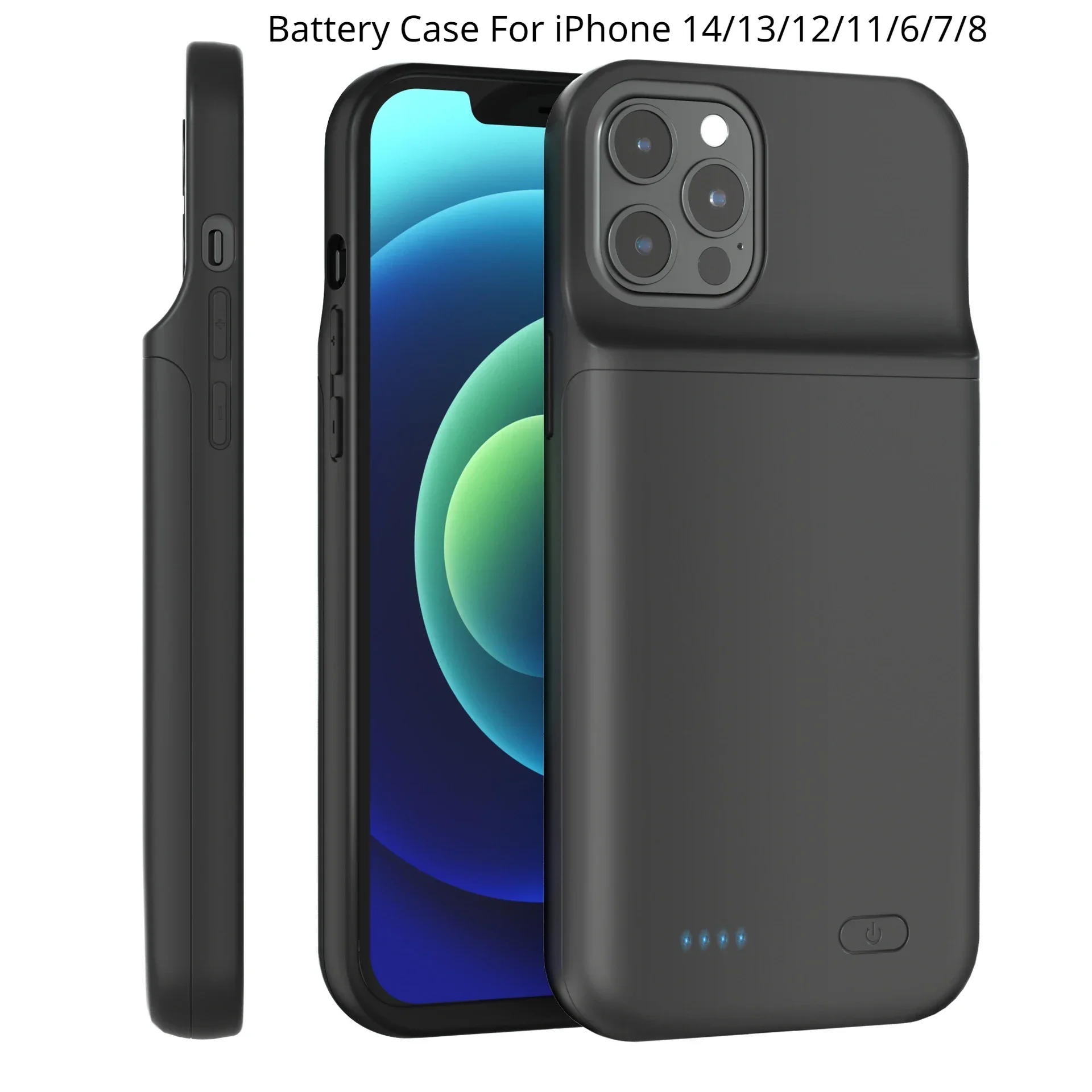 Battery Charger Case Portable Power Bank Charging Cover Capa for IPhone 11 12 13 14 Pro Max XS Max XR 6 7 8 Plus SE 5S 13 Mini