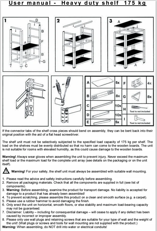 Thicken 5 Tier Garage Shelving Unit Storage Shelves Boltless Shelf Racking HeavyDuty Adjustable For Warehouse,Home,Office&Pantry