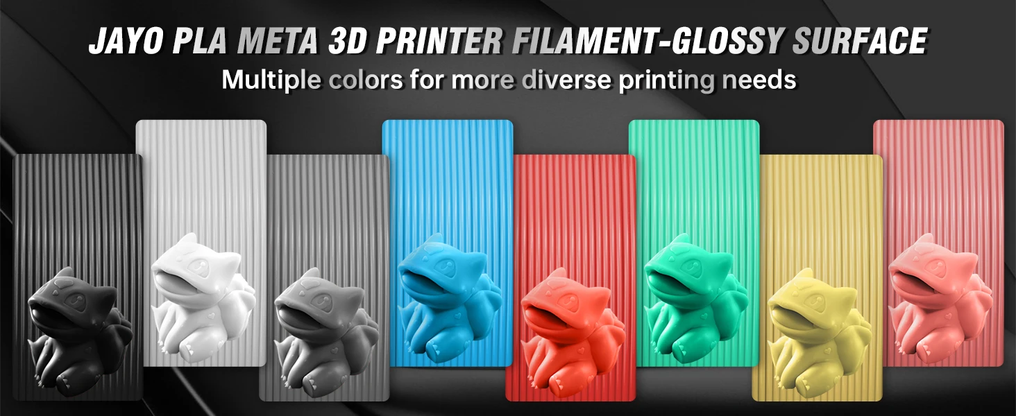 JAYO 3D PLA / SILK / PLA META / PETG / PLAMatte / ABS / High Speed PLA/ PLA PLUS 3D Filament 1.75mm Printer Filament 1.1KG/Roll