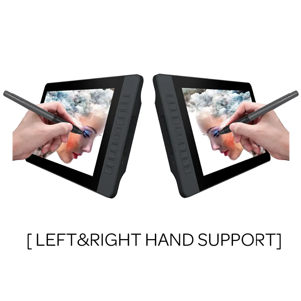 GAOMON Pen Display PD1561 15.6 Inches IPS HD Graphics Drawing Tablet Monitor 72% NTSC support Tilt Function with 10 Shortcut Key