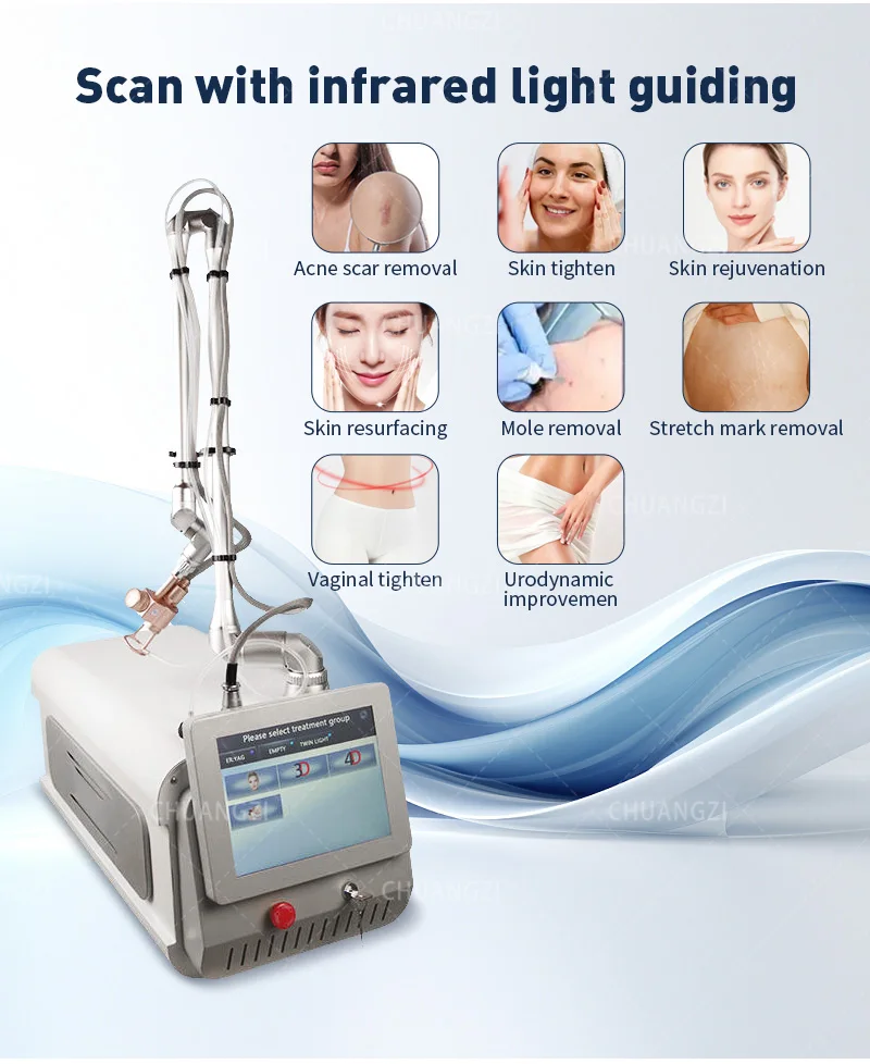 CO2 Laser Machine for Skin Carbon Peel Professional Fractional Laser Machine Portable CO2 Fractional Laser Machine Skin Firm