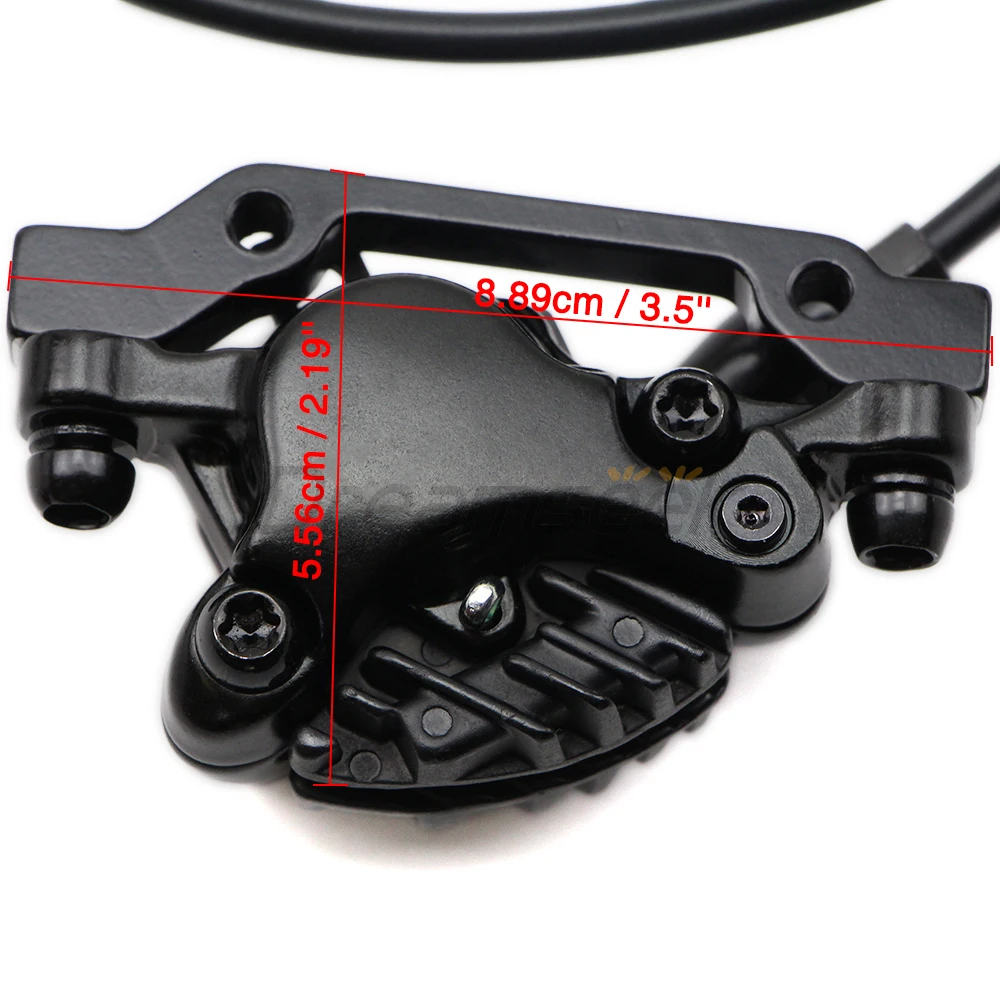 Hydraulic Disc Brake Set Bicycle 800/1550mm MTB Mountain Road Bike Oil Brakes Front Rear for XT M8000 Lever Caliper Cycling Kit