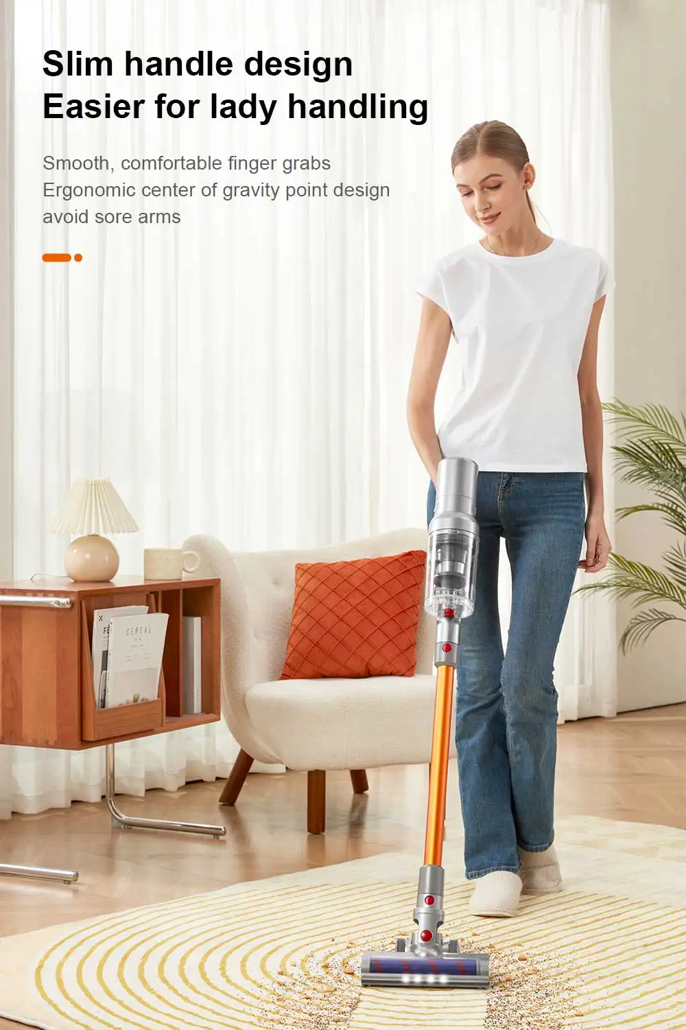 Cordless Handheld Stick Vacuum Cleaner Liectroux I10, Smart Dust Sensing,27KPa, 250W BLDC,Suit for Carpet, Floor, Car & Pet Hair