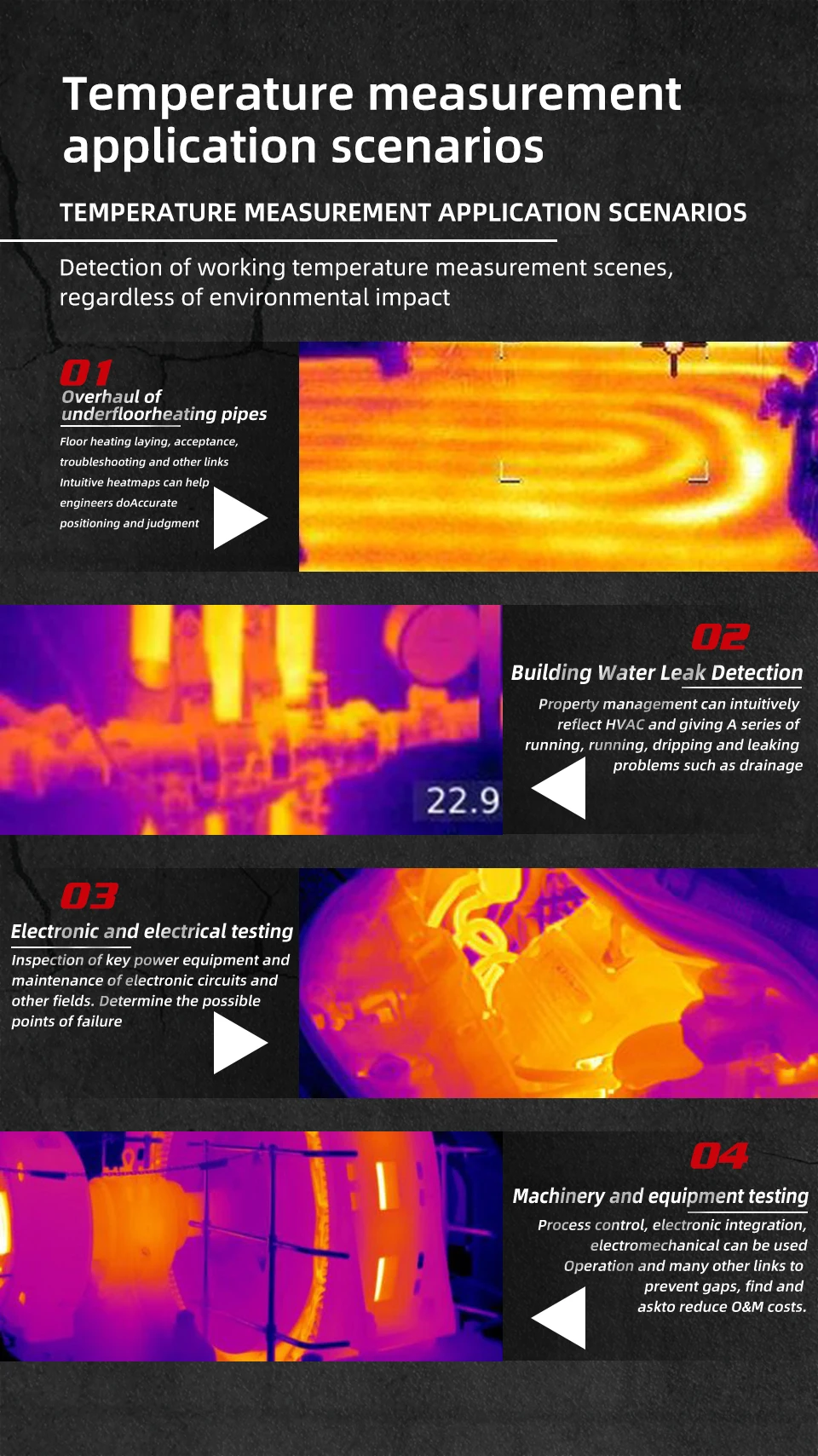 BSIDE NEW Thermal Imager Camera HX1 HX3 Laser Thermographic HD Resolution For Circuit PCB Repair Pipeline Detection Medical