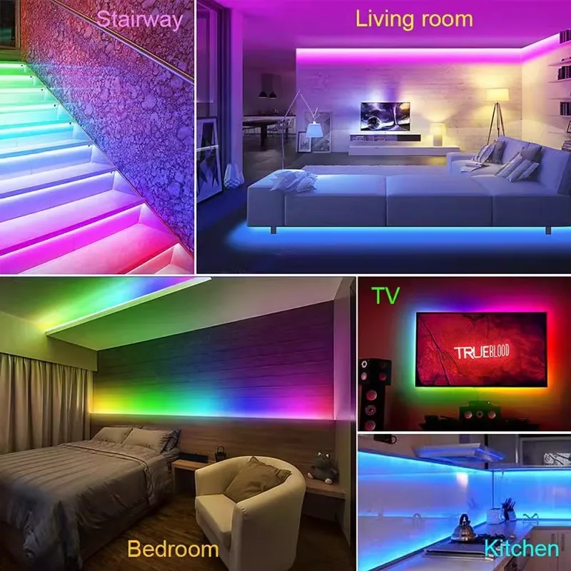 WS2815 DC12V (WS2812B WS2813 updated) RGB LED Pixels Strip Light 30/60/74/96/144Leds/m Individually Addressable LED Dual-Signal