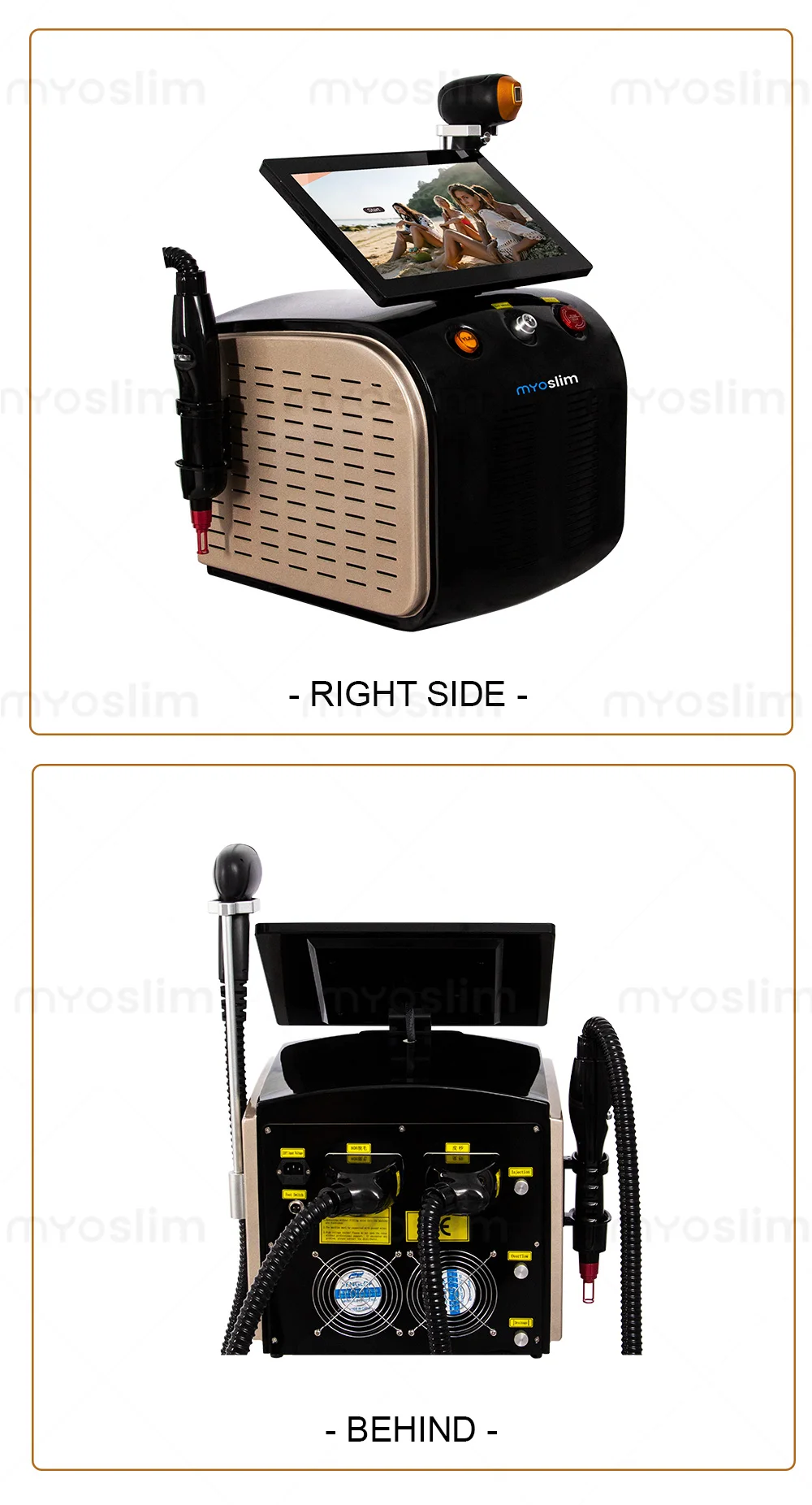 Professional 2 IN 1 Portable 808nm Diode La Hair Removal Machine Picosecond Tattoo Removal Ice Platinum Cooling Beauty Equipment