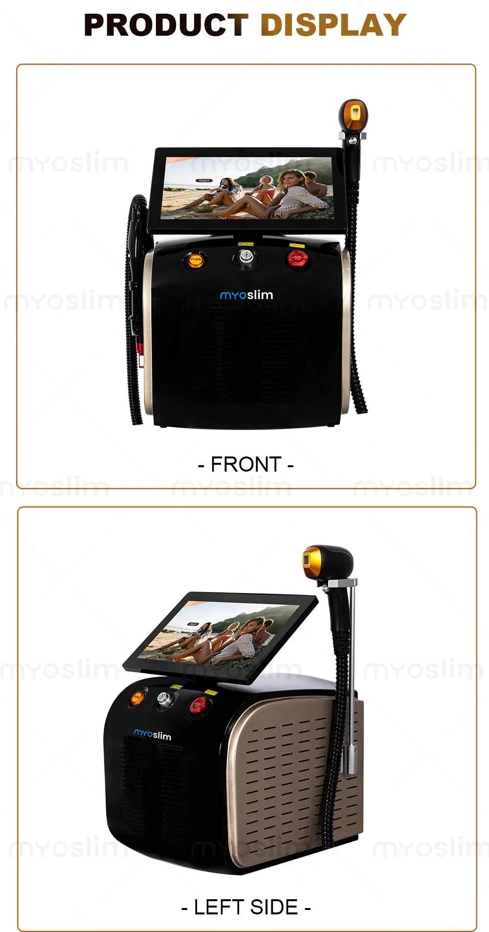 Professional 2 IN 1 Portable 808nm Diode La Hair Removal Machine Picosecond Tattoo Removal Ice Platinum Cooling Beauty Equipment