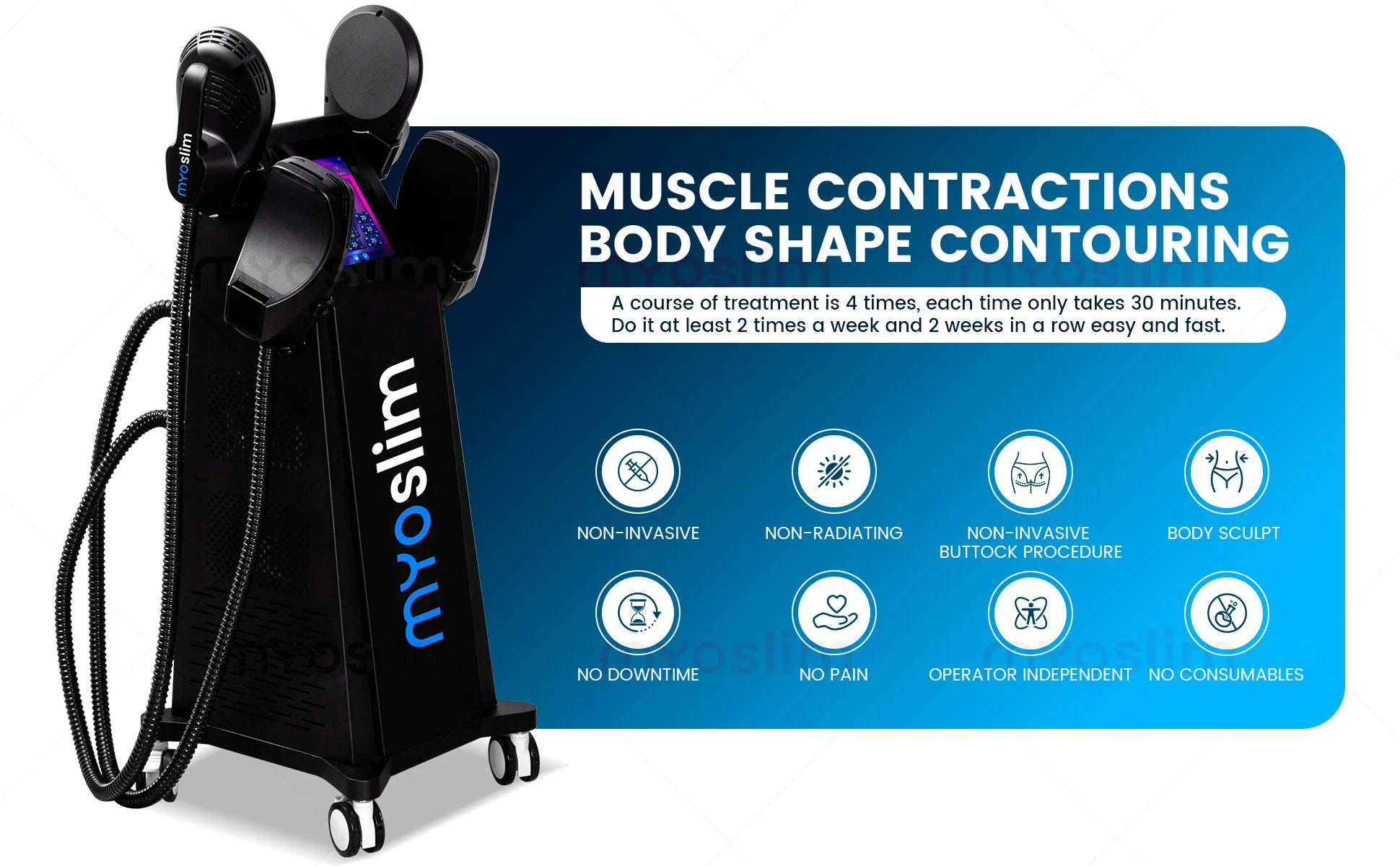 Professional EMS MYOslim Sculpting NEO RF Machine  Body Slimming PRO Muscle Stimulation Fat Removal