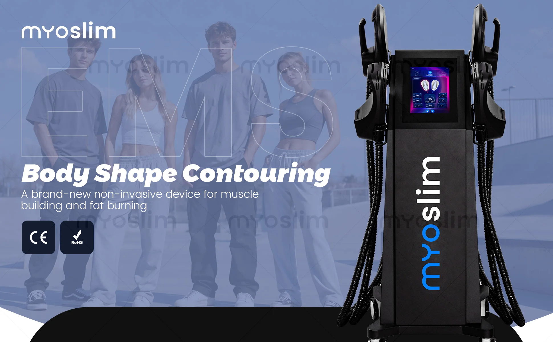 Professional EMS MYOslim Sculpting NEO RF Machine  Body Slimming PRO Muscle Stimulation Fat Removal