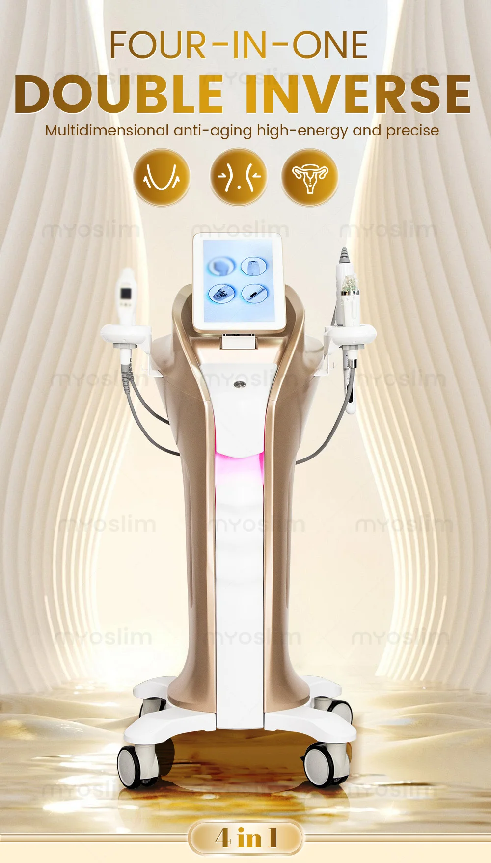 Skin Tightening Machine 4 IN1 Intimate Care Beauty Salon Equipment for Beauty Salon Spa Clinic Use