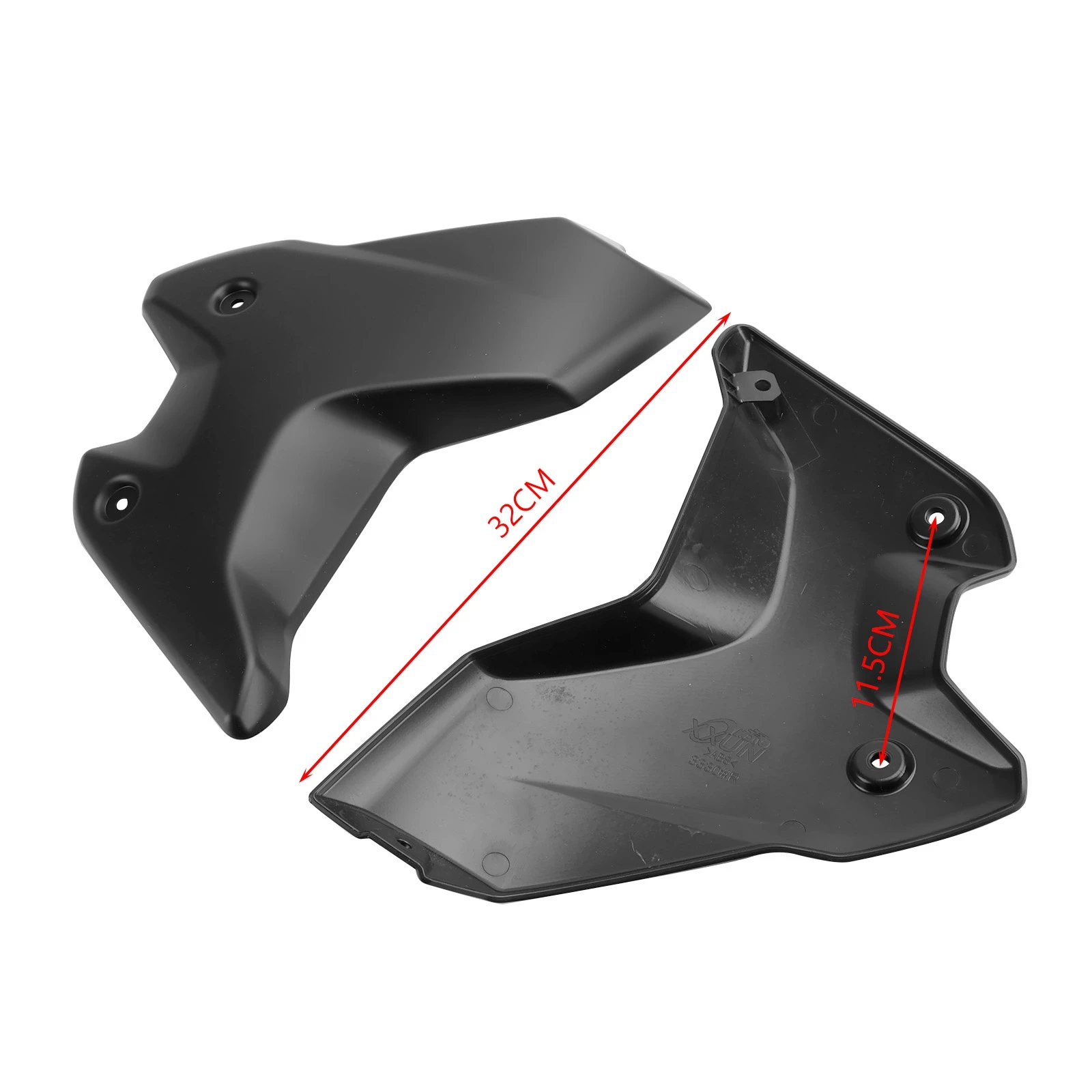 Side Frame Fairing Cowl Guards Radiator Cover for BMW R1250GS 2018-2023 Black