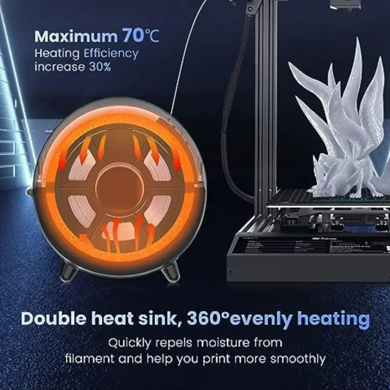 SUNLU 3D Filament Dryer S2 FilaDryer Dry Box S2 Drying Filaments Storage Box Keeping Filament Dry Holder Free 3D Printer Mate