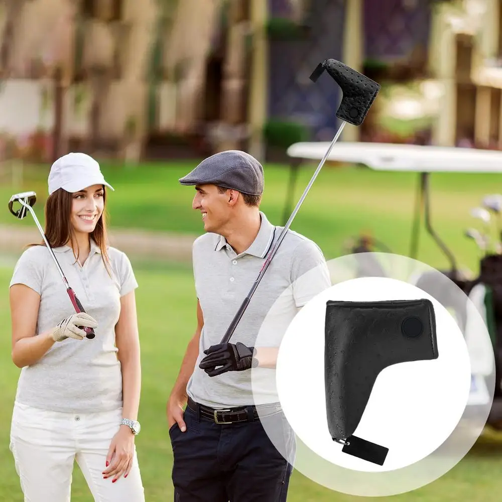 Golf Putter Cover Magnetic Putter Headcovers Golf Accessories With Magnetic Closure Mallet Putter Covers Fits Most Clubs
