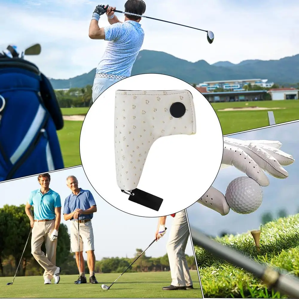 Golf Putter Cover Magnetic Putter Headcovers Golf Accessories With Magnetic Closure Mallet Putter Covers Fits Most Clubs