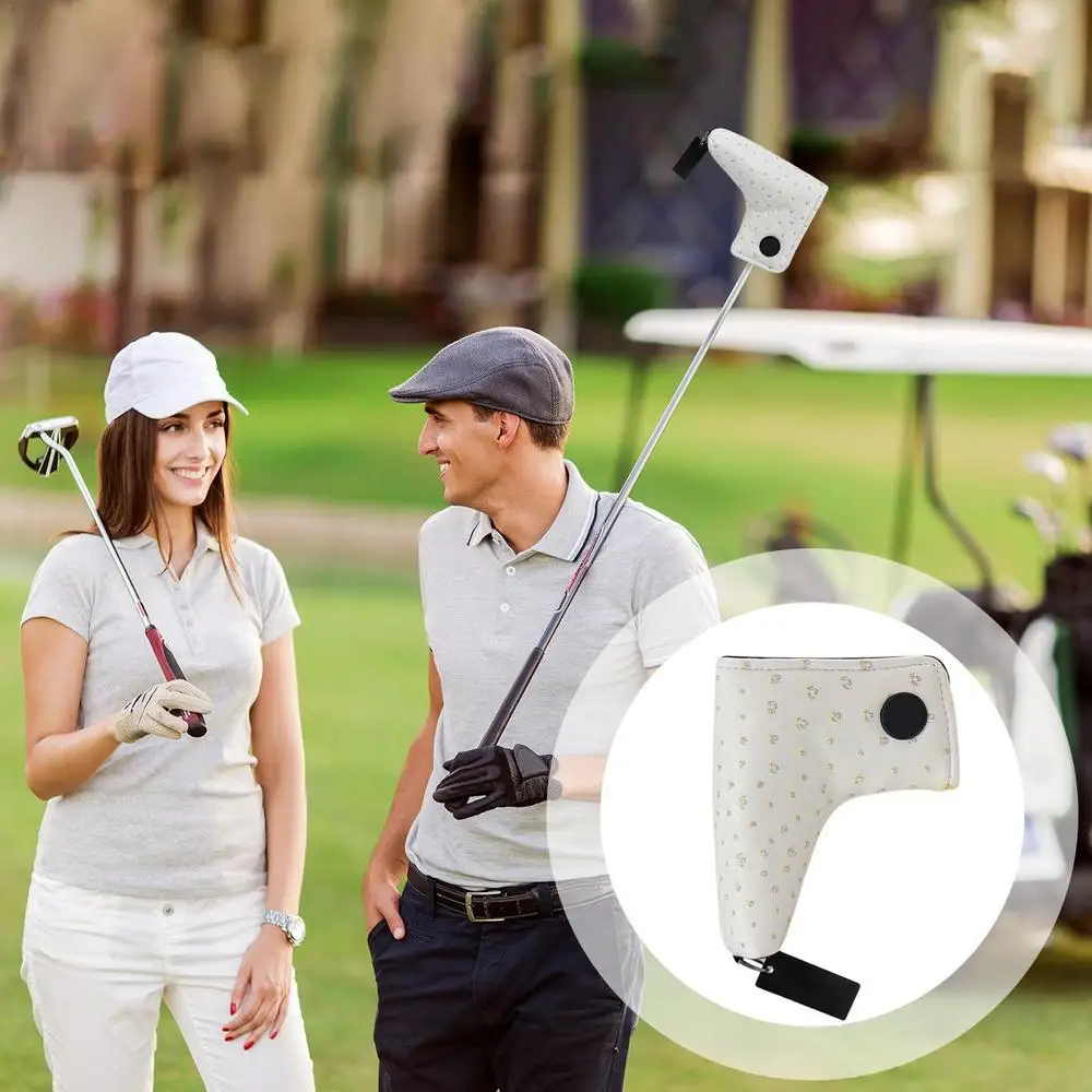 Golf Putter Cover Magnetic Putter Headcovers Golf Accessories With Magnetic Closure Mallet Putter Covers Fits Most Clubs
