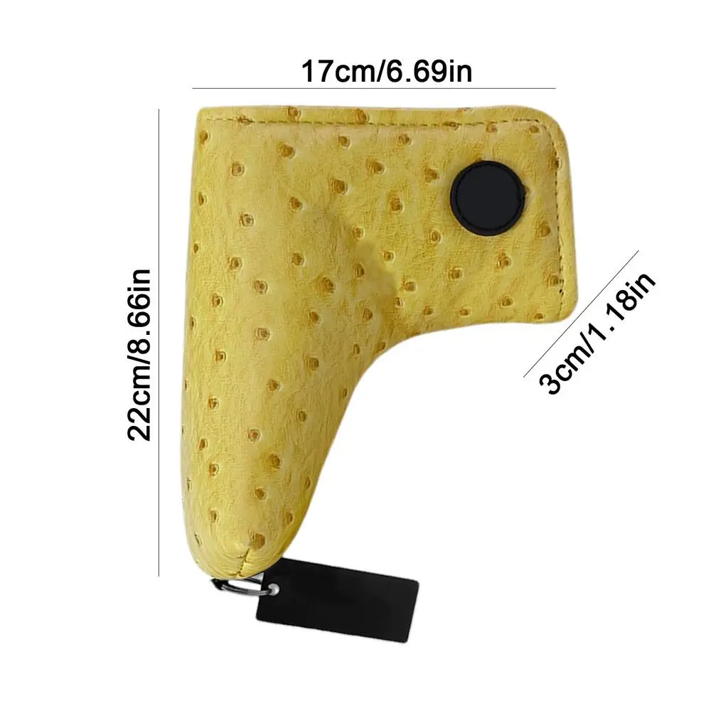 Golf Putter Cover Magnetic Putter Headcovers Golf Accessories With Magnetic Closure Mallet Putter Covers Fits Most Clubs