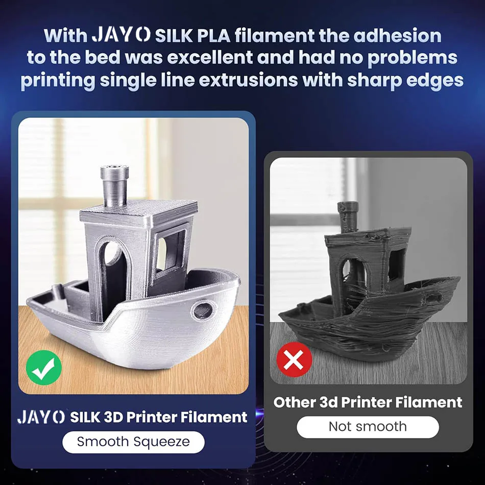 JAYO 10Rolls SILK PLA+ 3D Filament 1.75mm SILK PLA Rainbow Filament for FDM 3D Printer SILK Dual & Triple 3D Printing Materials