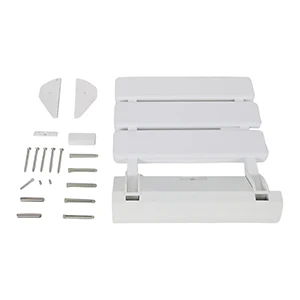 Folding Shower Seat Wall Mounted Secure Folding Shower Bench Space Saving Mounted Shower Seat Luxury Fold Down Shower Seat
