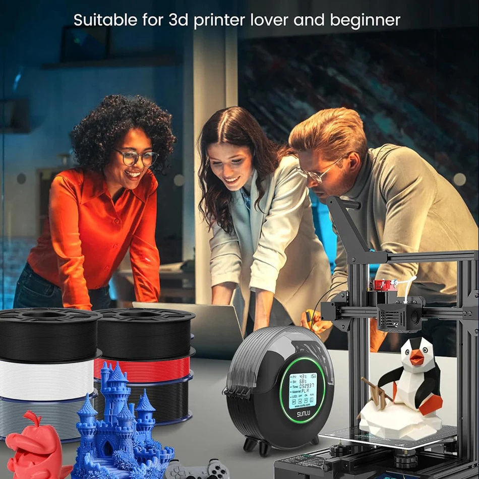 JAYO 2.0 PLA Plus 3D Filament 1.75MM 10 Rolls PLA + 3D Printer Filament Neatly Wound 3D Printing Filament High Toughness