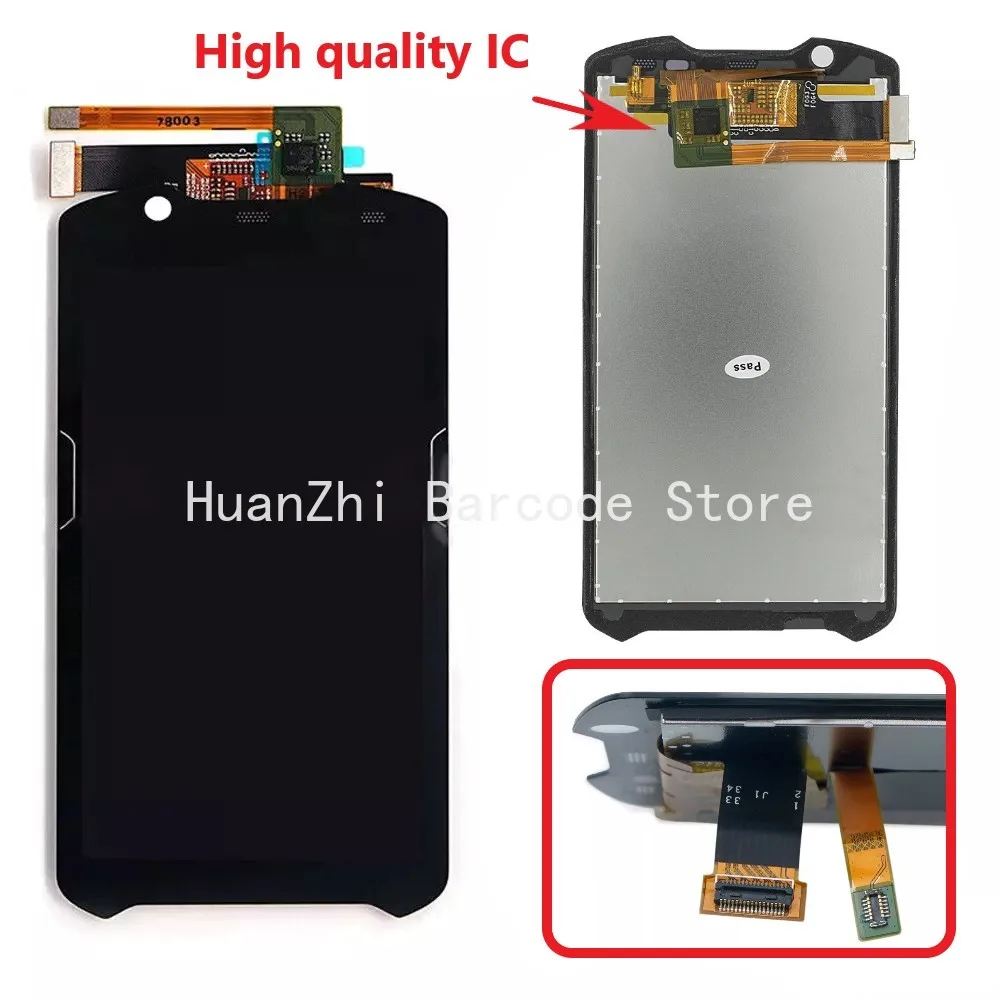 TC52 TC57 TC520K LCD Module With Touch Screen For Zebra Scanner