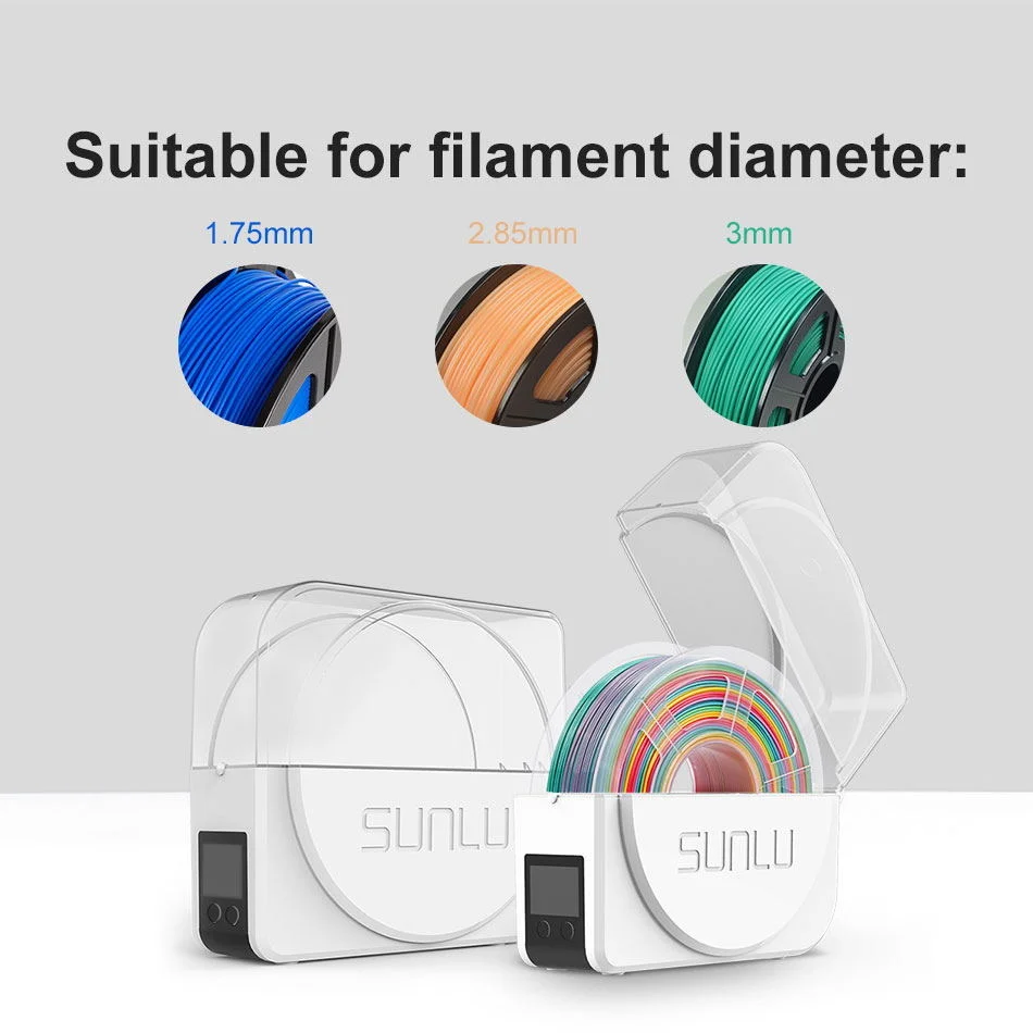SUNLU S1+ 3D Filament Drying Box Fila-Dryer Drying Filament Storage Box Keeping Filament Dry Holder For 3D Printing Fast Heating