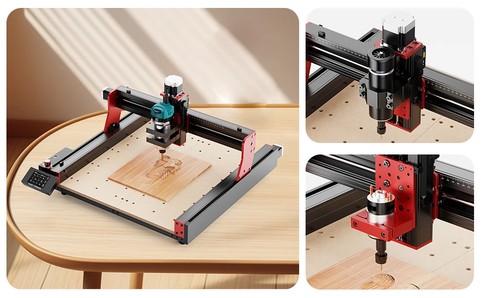 TWOTREES TTC 450 Trimmer Kit 800W Wood Trimmer Router Spindle For TTC450 Engraver Wood Router Compact Router Tool With Case