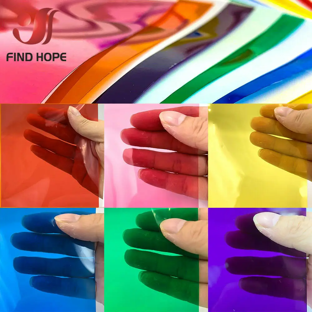 Color Glass Shop Mall KTV Sliding Door Stickers Self-Adhesive Window Film Transparent Insulation Cellophane Decorative Film