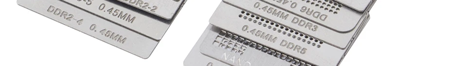 14/20pcs/set BGA Flocking Ball Stencil Special Kit, Direct Heat Stencil For DDR4-BGA96 BGA78 DDR3-2 DDR5 DDR6 DDR7 Chip Repair